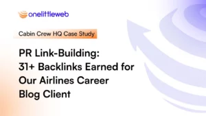 PR Link-Building: 31+ Backlinks Earned for Our Airlines Career Blog Client