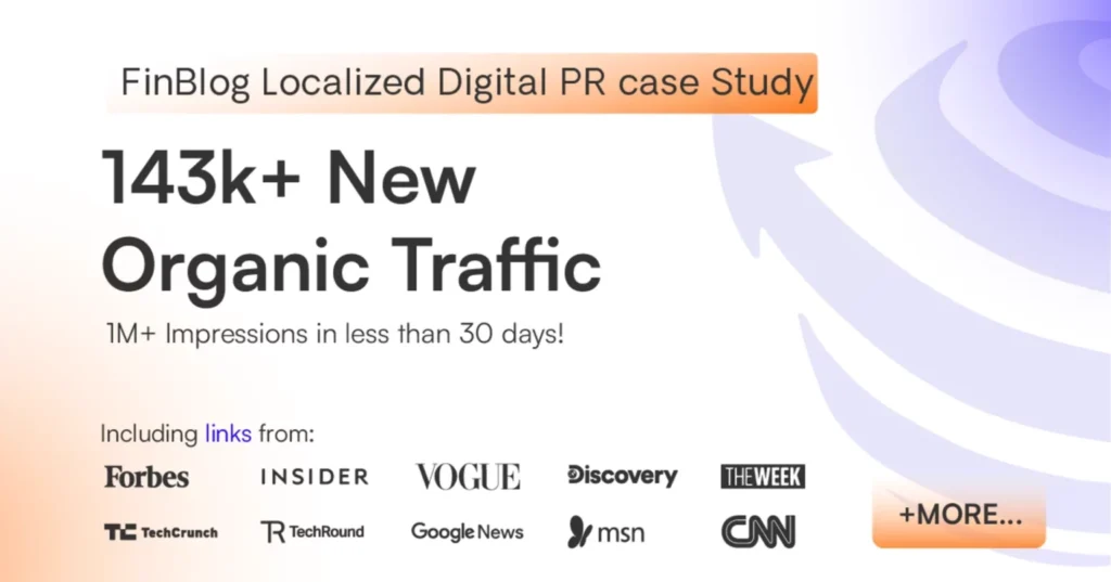 PR Campaign Case Study: 143k+ New SEO Traffic in < 30 Days!